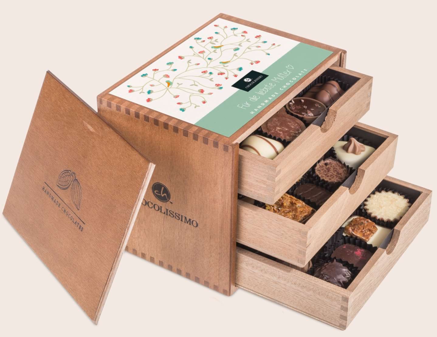 Genussvolle Momente zum Muttertag: Pralinen als liebevolles Geschenk